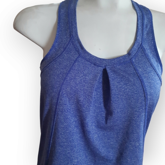 32 degrees cool periwinkle scoop neck rounded drawstring hem Size small - Picture 2 of 7